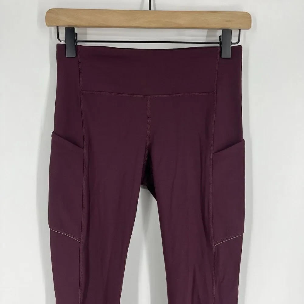Lululemon Speed Up Tight Size 4 Dark Adobe Full On Luxtreme Brushed 28